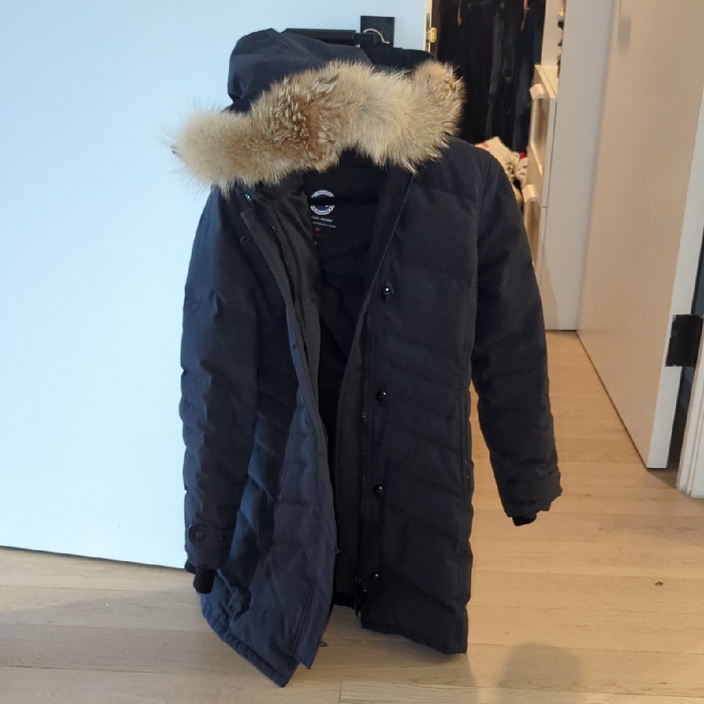 Canada Goose Black Ski & Snow Jacket with Fur Trim